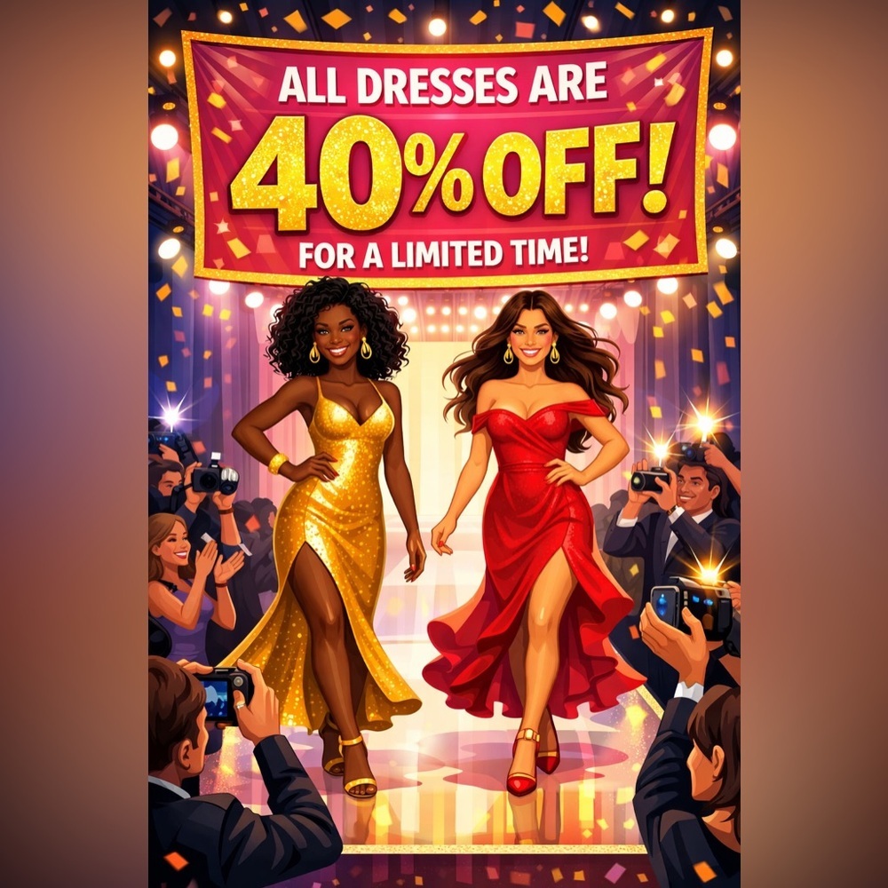💋 Posh Runway Event – All Dresses 40% OFF